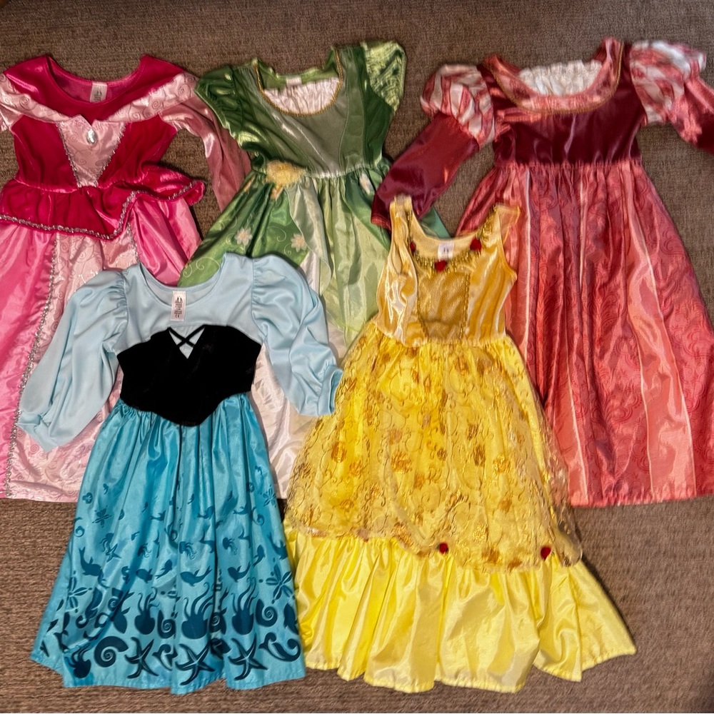 Charming Kids Dress Collection - Pink, Green, Blue, Yellow